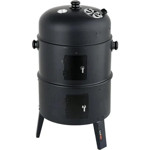 "BBQ Roker/ Barbecue Grill - 40cm Grill - 4 Aufhänger image"