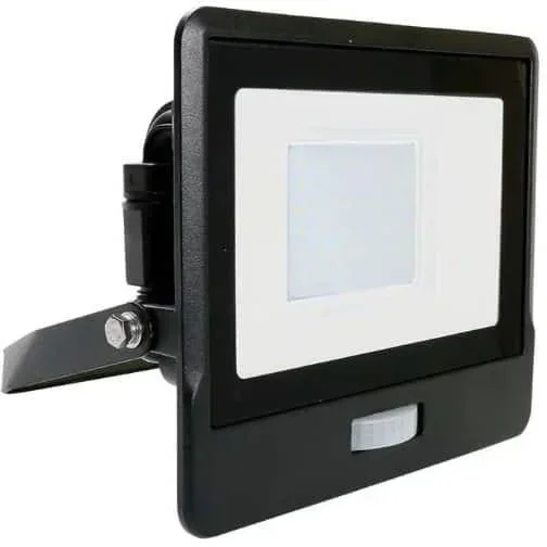 "VT-138S LED-Flutlicht mit Sensor - 30 W - 2340 Lm - 3000K - Schwarz image"