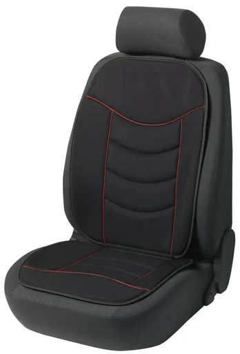 "Sitzaufleger Elegance Plus rot schwarz image"