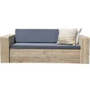 Loungebank robust Gerüst Holz 220 cm Semi-Montage-Paket