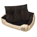Hundebett mit Kissen L