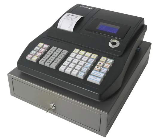 "Registrierkasse mit 3 + 8 Fächer, Hub-Tastatur und TSE 3-Jahres-Lizens image"
