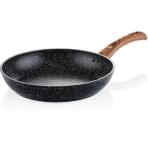"Bratpfanne Ø28 cm (12.5") Schwarzer Marmor Holz image"