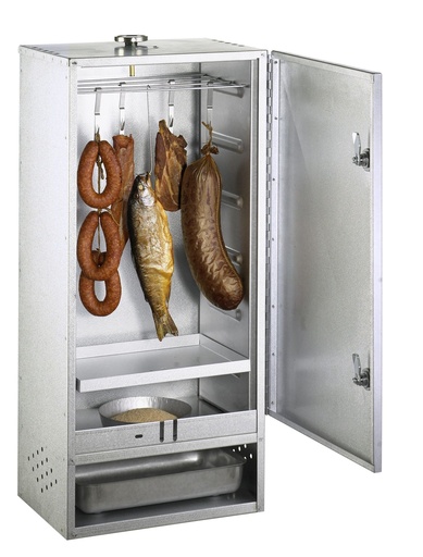 "Räucherofen "Komfort Modell", aus aluminiertem Feinblech mit Tür image"