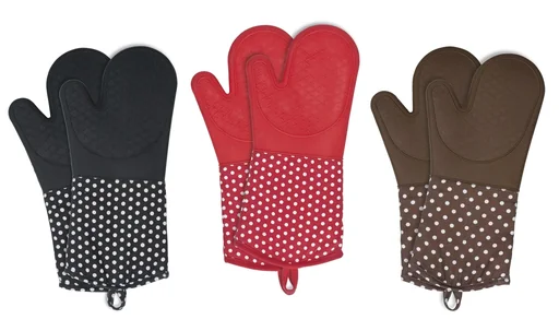 "Topfhandschuhe Silikon Rot 1 Paar image"