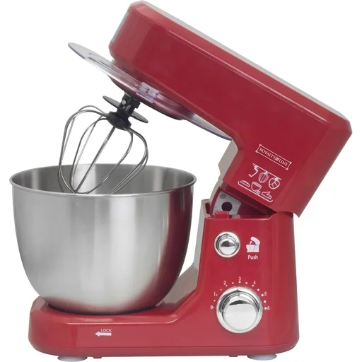 "Küchenmaschine - 6 Geschwindigkeiten - Edelstahl - 4 Liter - 1000W - Rot image"