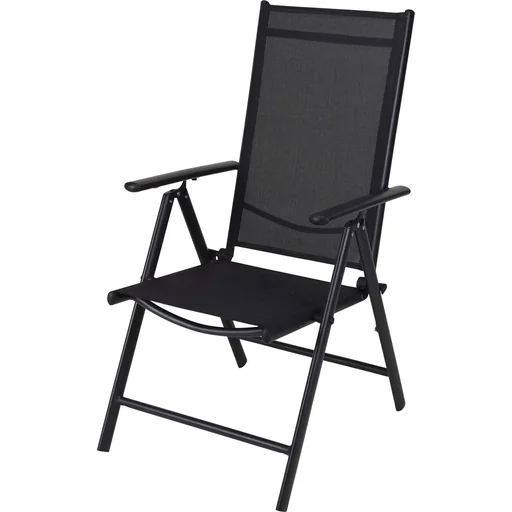 "Pro Garden Gartenstuhl / Klappstuhl / Campingstuhl - klappbar - Schwarz image"