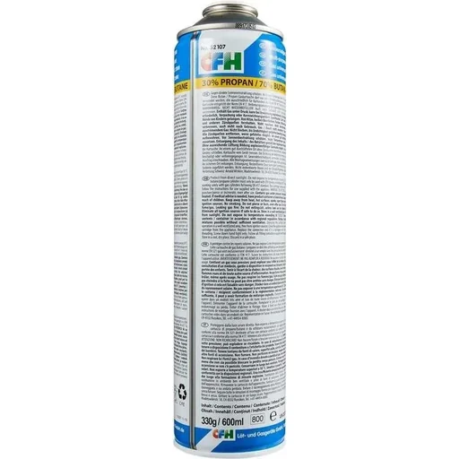 "Universal-Gasflasche für Unkrautbrenner mit Gewindeanschluss image"