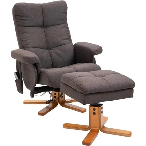 "Massagesessel mit Fußhocker image"