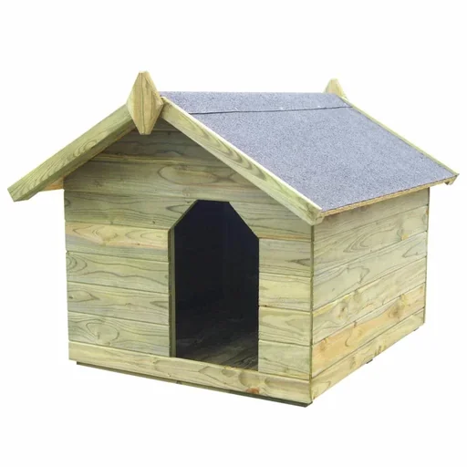 "Hundehütte für Garten mit faltbarem Dach image"