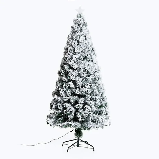 "Weihnachtsbaum Tannenbaum LED Lichtfaser 180cm image"