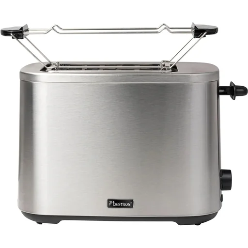 "Toaster Edelstahl für 2 Toastscheiben mit Brötchenaufsatz, 800 Watt - ATO800STE image"
