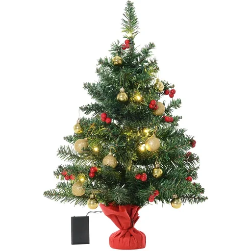 "Christbaum mit Stechpalmenbeeren image"