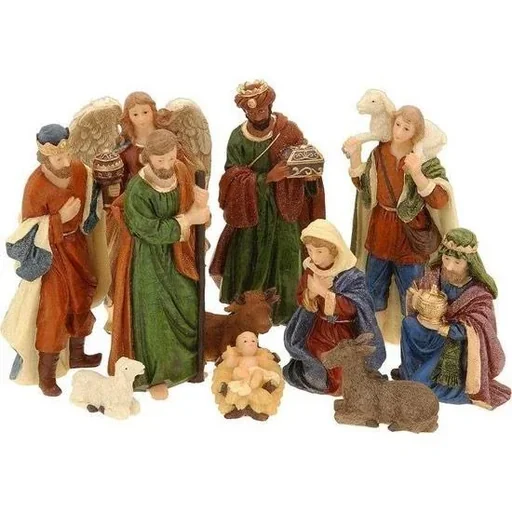 "Krippenfiguren - 11 Stück - Polystone image"