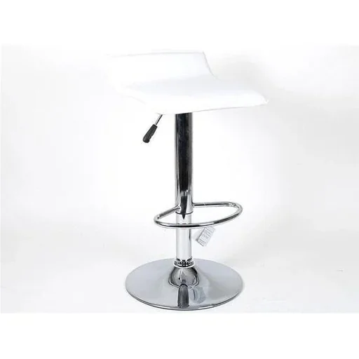 "Gerimport Barhocker Weiß - 39x36x84 cm image"