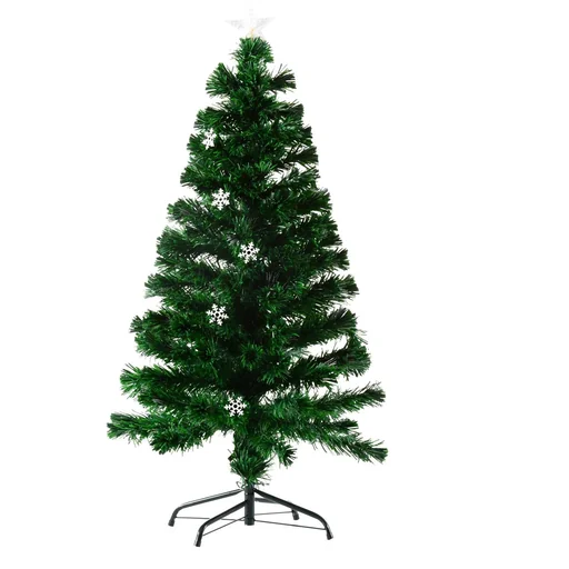 "Weihnachtsbaum 60cm Tannenbaum LED Lichtfaser grün image"