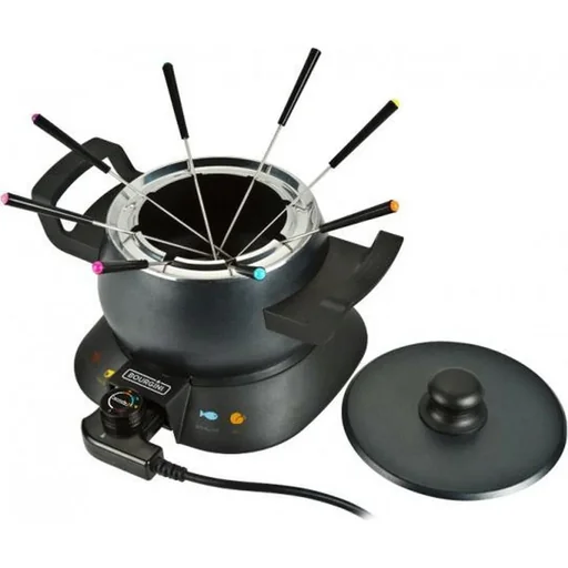 "Classic Deluxe - Elektrischer Fonduetopf - 8 Fonduegabeln image"