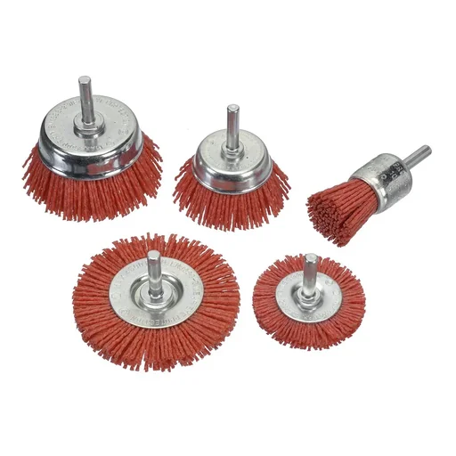 "DIY-Bürsten Set, 5-teilig, abrasiver Besatz image"