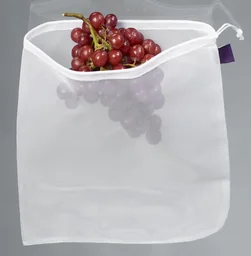 Obst- und Gemüse-Netze, mit Aufbewahrungsbeutel, 6-teilig