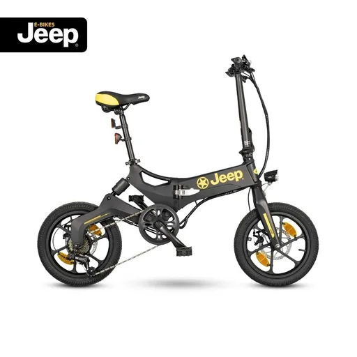"Unisex Fold E-Bike, 16 Zoll, 7-Gang Kettenschaltung, black, FR 6020 image"