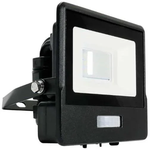 "VT-118S LED-Flutlicht mit Sensor - 10 W - 735 Lm - 6500K - Schwarz image"