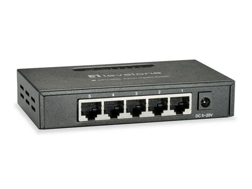 "Switch 5x GE GEU-0523 Gigabit Metall image"
