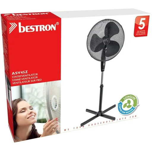 "Stativlüfter - 2 Stück - 45W Ø45cm Schwarz image"