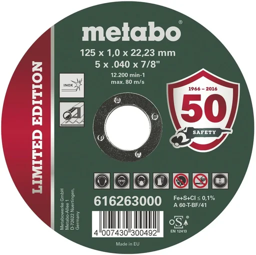 "Trennscheiben-Set 10-teilig D 125 mm inklusive Aufbewahrungsbox image"