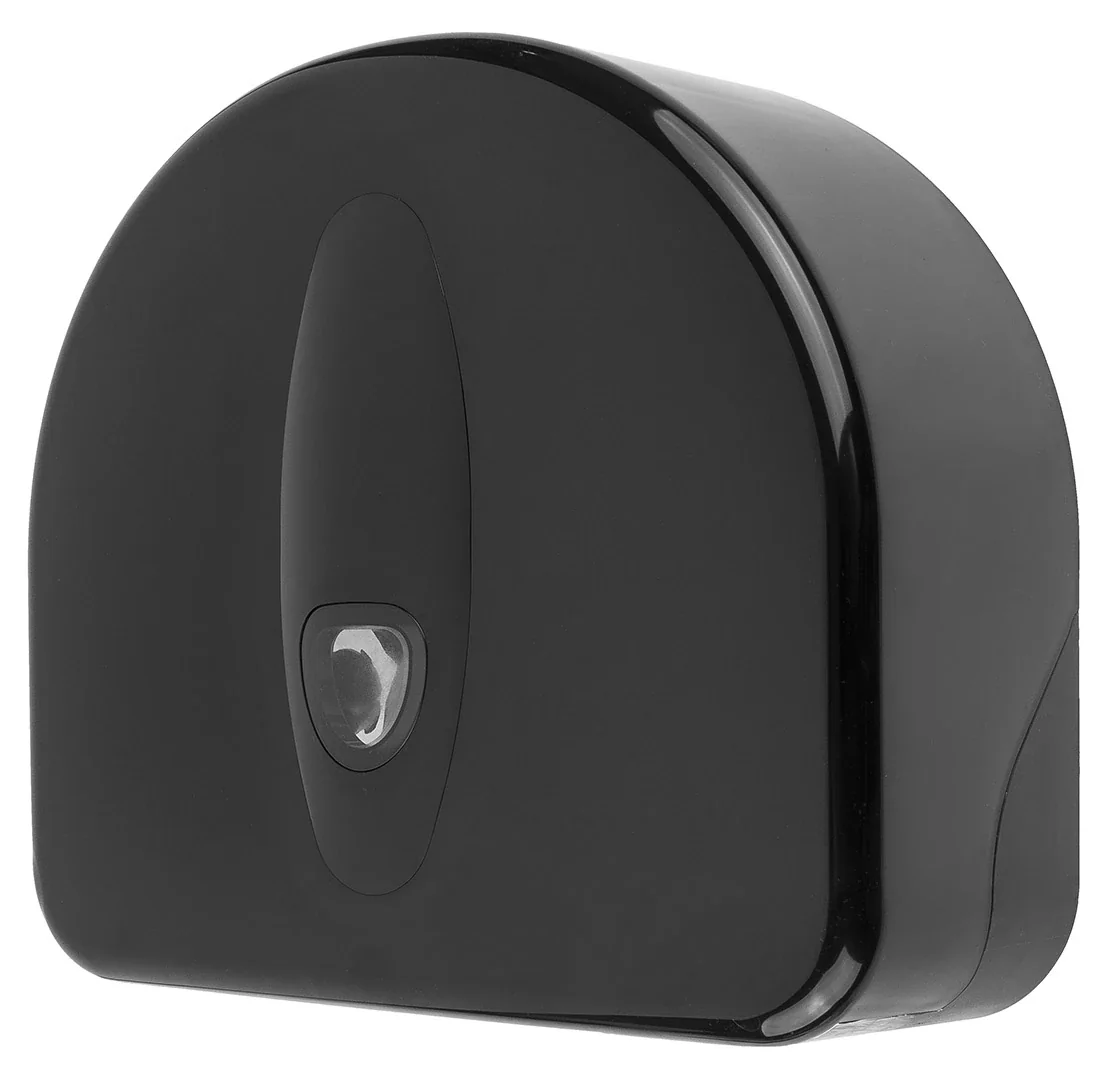 "Toilettenpapierhalter, Klopapierhalter, Toilettenpapierspender - PQB20MaxiJ, Großrollenspender maxi, Kunststoff, schwarz image"