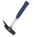 SIEGER-Latthammer 600 g, Kopf schwarz, mit Magnet, Sicherungsstift, Stahlrohrstiel mit blauem Softgriff