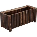 Hochbeet L100 x W40 x H40cm Pflanzkasten Gemüsebeet Holz
