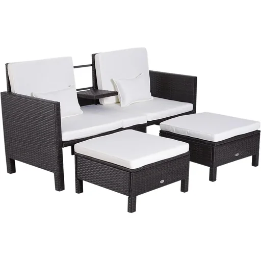 "Rattan-Sitzgruppe als 3-teiliges Set image"