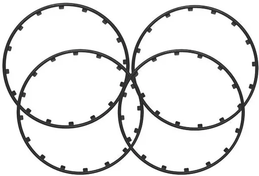 "Rim Ringz Felgenring, 17 Zoll, Farbe schwarz image"