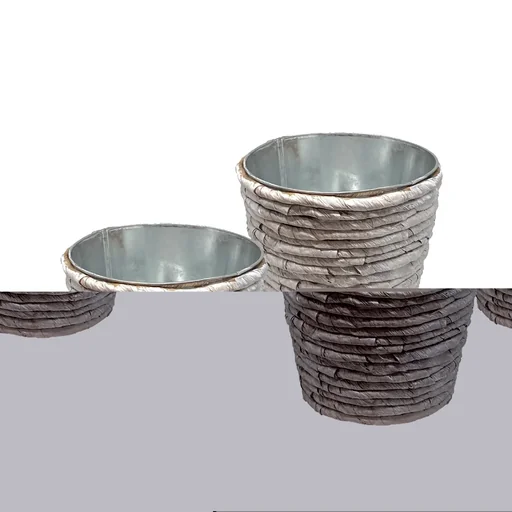 "Übertopf aus Metall 2er Set image"