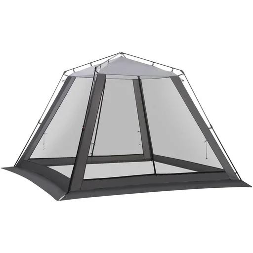 "Gazebo für 6-8 Personen, Grau+Schwarz, 3 x 3 x 2 m image"