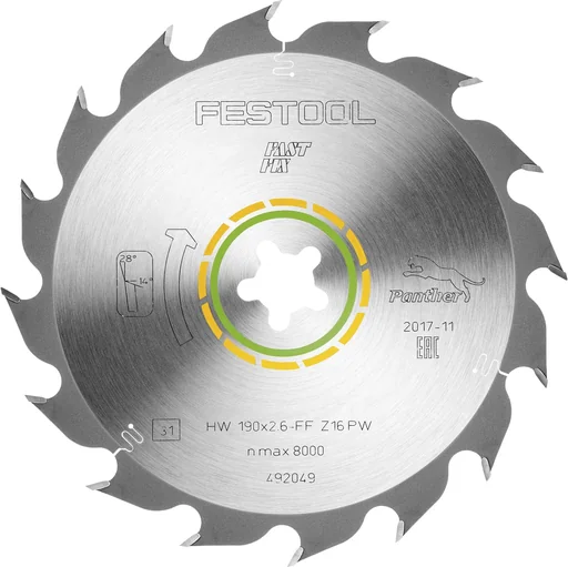 "Feinzahn-Sägeblatt HW 190 x 2,4 FF W48 image"