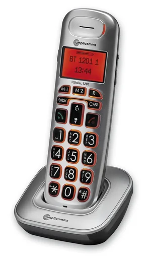 "Handteil amplicooms BigTel 1201 mit Hintergrundbeleuchtung, schnurlos image"