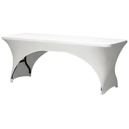 "Schutzhülle für rechteckigen Tisch - Stretch - 75 x 180 x 74 cm - Weiß image"