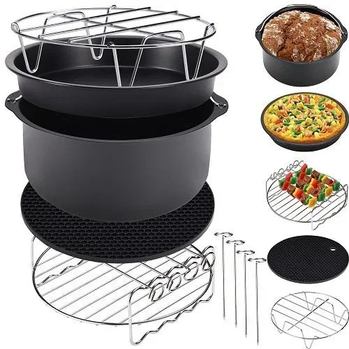 "Airfryer-Zubehör - Komplettset - 9-teilig image"