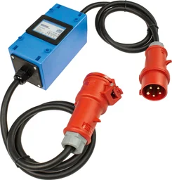 Stromzähler Mixo 2x1,5m, 400V, mit CEE-Stecker und CEE-Kupplung 5-polig 400V, 32