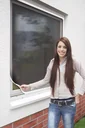 Insektenschutz Magnetrahmen 100 x 120 cm, weiß