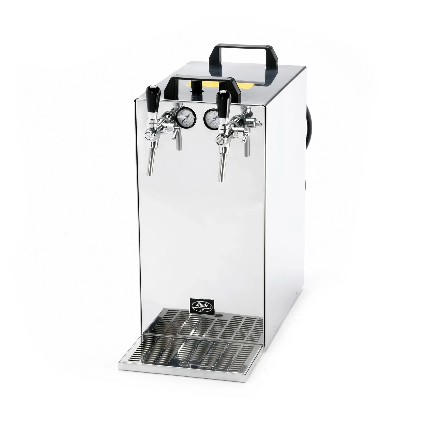 Zapfanlage, Bierzapfanlage Kontakt 155/R Green Line, 2-leitig Trockenkühlgerät aus Edelstahl, 160 Liter/h