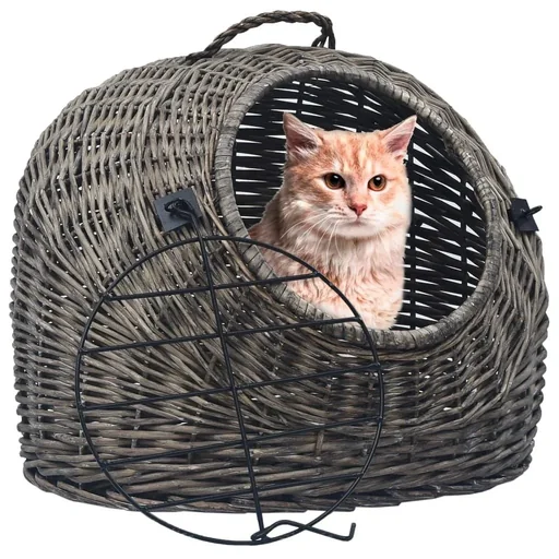 "Katzentransportwagen 50x42x40 cm natur image"