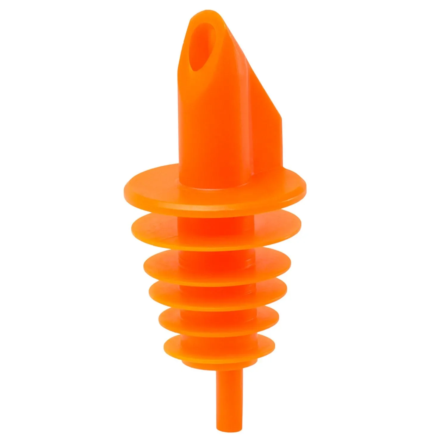 "Ausgießer, Flaschenausgießer, Schnaps Dosierer für Flaschen Billy Neon Orange - für fast alle Flaschengrößen von 0,5 - 1,5 Liter Flaschen, 1 Stück image"