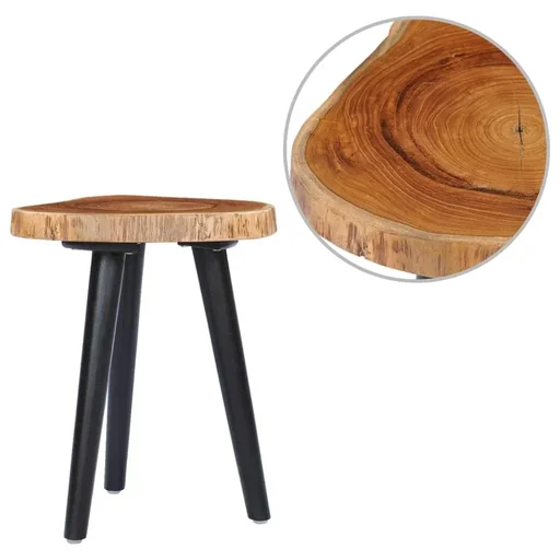 "Couchtisch 40x45 cm massiv Teak image"