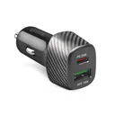Ladestecker Carbon 12/24V USB/TypC
