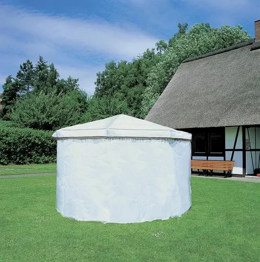 "Wetterschutzumhang für Pav. "Rosenheim", weiß image"