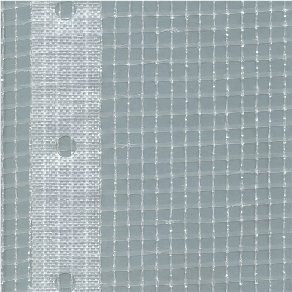 "Gerüstplane, Gitterplane 1,10x20m, 200g/m², Weiss Transluzent, Reißfest, Wetterfest image"
