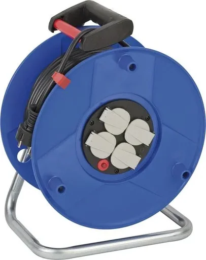 "Kabeltrommel Garant IP20, Durchmesser 290mm, Spezialkunststoff,4 x 230V Steckdose, 40m image"