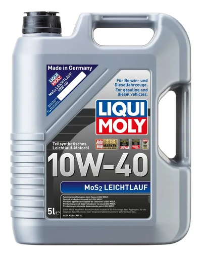 "Teilsynthetisches Leichtlaufmotorenöl MoS2 Leichtlauf 10W-40, 5 Liter image"